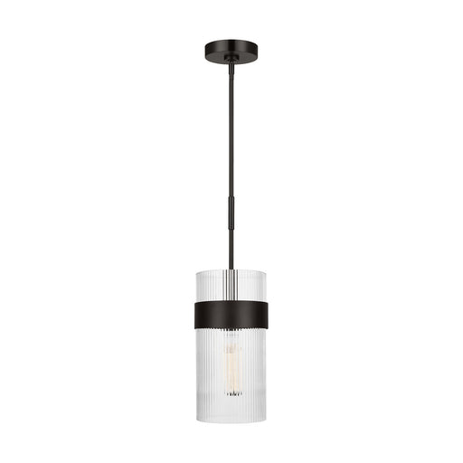 Myhouse Lighting Visual Comfort Studio - CP1171AI - One Light Pendant - Geneva - Aged Iron