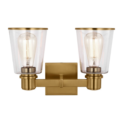 Myhouse Lighting Visual Comfort Studio - CV1032BBS - Two Light Bath Vanity - Alessa - Burnished Brass