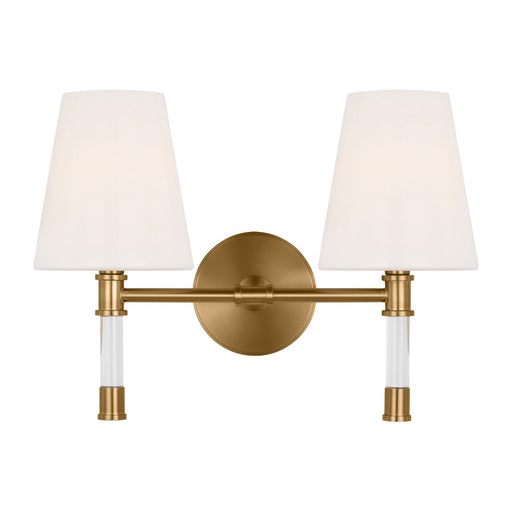 Myhouse Lighting Visual Comfort Studio - CV1052BBS - Two Light Bath Vanity - Hanover - Burnished Brass