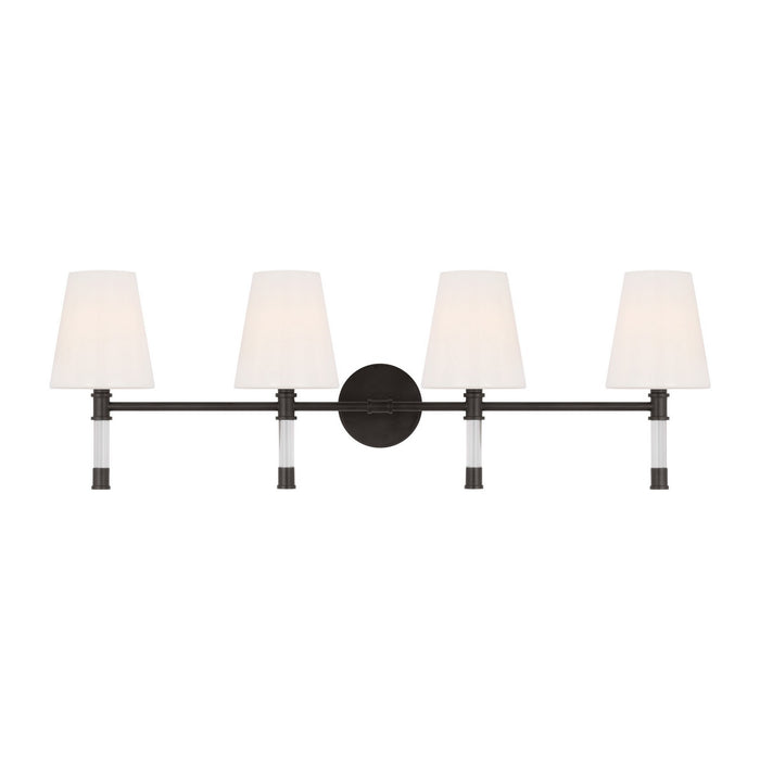 Myhouse Lighting Visual Comfort Studio - CV1054AI - Three Light Bath Vanity - Hanover - Aged Iron