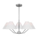 Myhouse Lighting Visual Comfort Studio - DJC1005BS - Five Light Chandelier - Burke - Brushed Steel