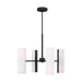 Myhouse Lighting Visual Comfort Studio - DJC1048MBK - Eight Light Chandelier - Capalino - Midnight Black