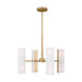 Myhouse Lighting Visual Comfort Studio - DJC1048SB - Eight Light Chandelier - Capalino - Satin Brass