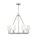 Myhouse Lighting Visual Comfort Studio - DJC1086BS - Six Light Chandelier - Egmont - Brushed Steel