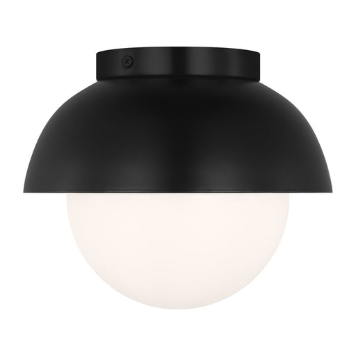 Myhouse Lighting Visual Comfort Studio - DJF1011MBK - One Light Flush Mount - Hyde - Midnight Black