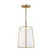 Myhouse Lighting Visual Comfort Studio - DJP1011SB - One Light Pendant - Cortes - Satin Brass