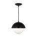 Myhouse Lighting Visual Comfort Studio - DJP1021MBK - One Light Pendant - Hyde - Midnight Black