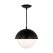 Myhouse Lighting Visual Comfort Studio - DJP1031MBK - One Light Pendant - Hyde - Midnight Black