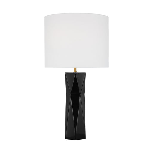 Myhouse Lighting Visual Comfort Studio - DJT1061GBK1 - One Light Table Lamp - Fernwood - Gloss Black