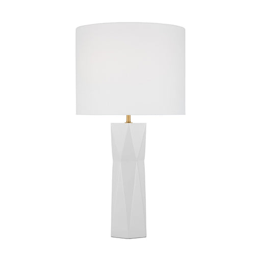 Myhouse Lighting Visual Comfort Studio - DJT1061GW1 - One Light Table Lamp - Fernwood - Gloss White