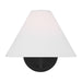 Myhouse Lighting Visual Comfort Studio - DJW1001MBK - One Light Bath Vanity - Burke - Midnight Black