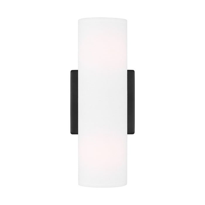 Myhouse Lighting Visual Comfort Studio - DJW1022MBK - Two Light Wall Sconce - Capalino - Midnight Black