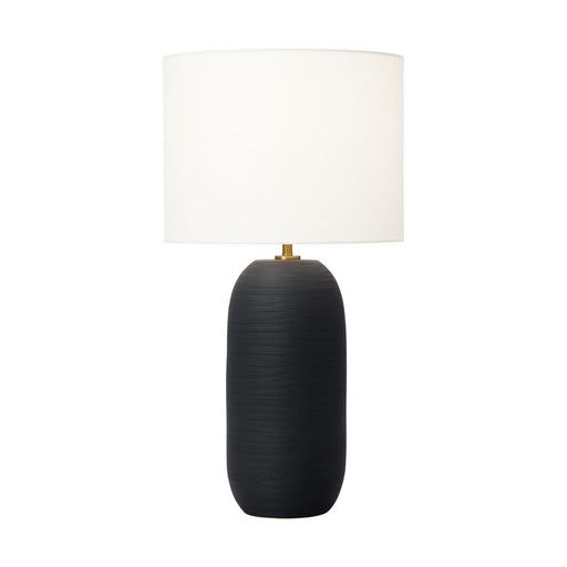 Myhouse Lighting Visual Comfort Studio - HT1061RBC1 - One Light Table Lamp - Fanny - Rough Black Ceramic