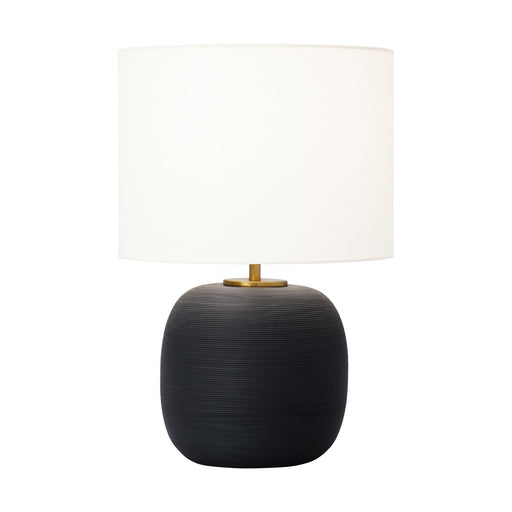Myhouse Lighting Visual Comfort Studio - HT1071RBC1 - One Light Table Lamp - Fanny - Rough Black Ceramic