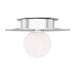 Myhouse Lighting Visual Comfort Studio - KF1001PN - One Light Flush Mount - Nodes - Polished Nickel