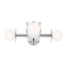 Myhouse Lighting Visual Comfort Studio - KF1034PN - Four Light Semi-Flush Mount - Nodes - Polished Nickel