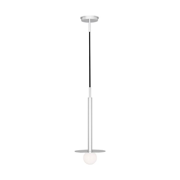 Myhouse Lighting Visual Comfort Studio - KP1001PN - One Light Pendant - Nodes - Polished Nickel