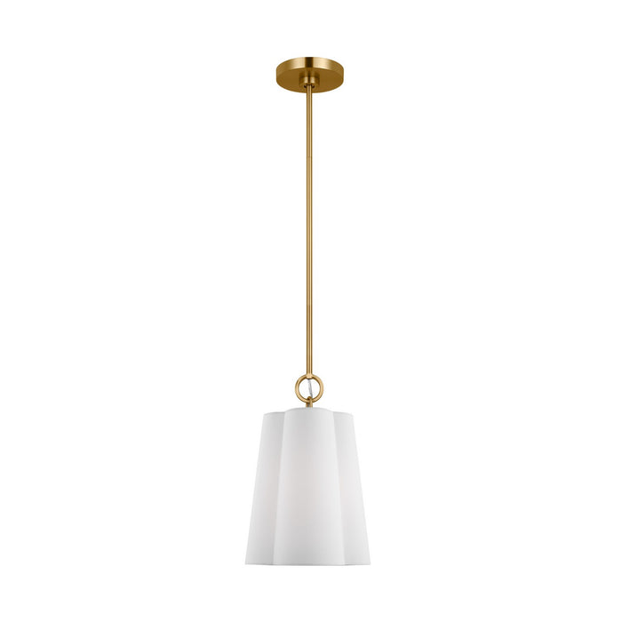 Myhouse Lighting Visual Comfort Studio - KSP1071BBS - One Light Pendant - Bronte - Burnished Brass