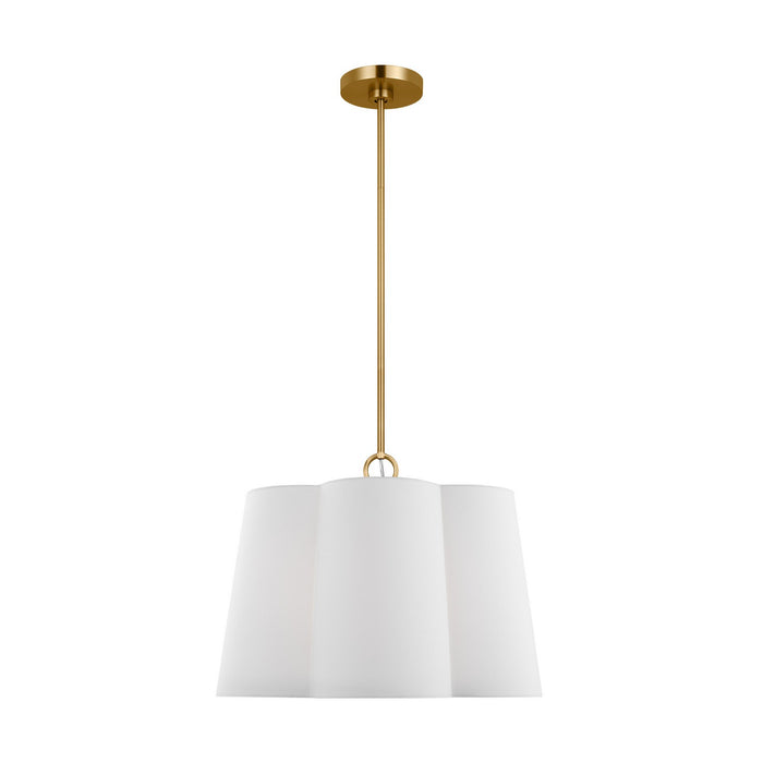 Myhouse Lighting Visual Comfort Studio - KSP1083BBS - Three Light Pendant - Bronte - Burnished Brass