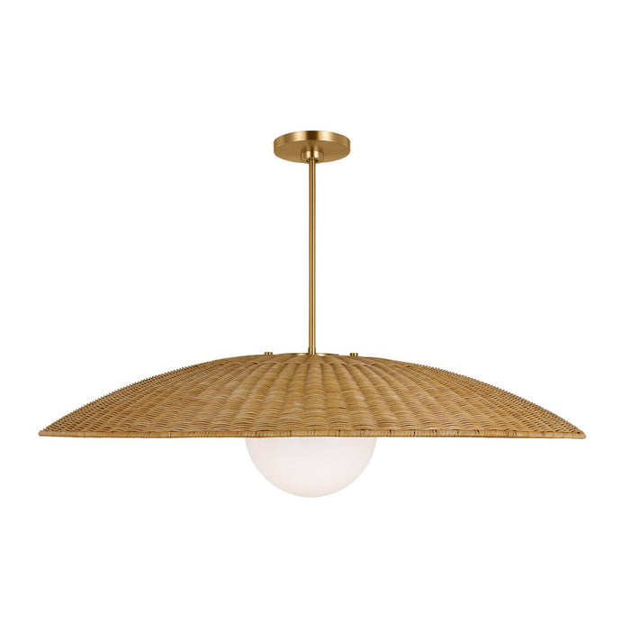 Myhouse Lighting Visual Comfort Studio - KSP1121BBS - One Light Pendant - Mari - Burnished Brass