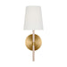 Myhouse Lighting Visual Comfort Studio - KSW1081BBSBLH - One Light Wall Sconce - Monroe - Burnished Brass