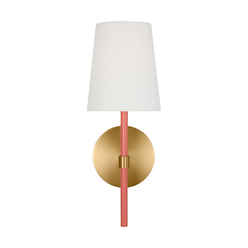 Myhouse Lighting Visual Comfort Studio - KSW1081BBSCRL - One Light Wall Sconce - Monroe - Burnished Brass