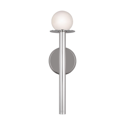 Myhouse Lighting Visual Comfort Studio - KW1001PN - One Light Bath Vanity - Nodes - Polished Nickel