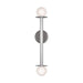 Myhouse Lighting Visual Comfort Studio - KWL1012PN - Two Light Wall Sconce - Nodes - Polished Nickel