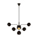 Myhouse Lighting Visual Comfort Studio - LXC1018AI - Eight Light Chandelier - Chaumont - Aged Iron