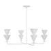 Myhouse Lighting Visual Comfort Studio - LXC1114CPST - Four Light Chandelier - Cornet - Cast Plaster