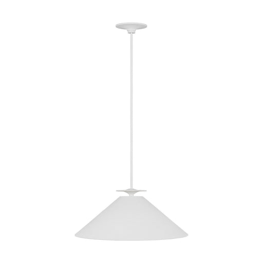 Myhouse Lighting Visual Comfort Studio - LXP1011CPST - One Light Pendant - Cornet - Cast Plaster