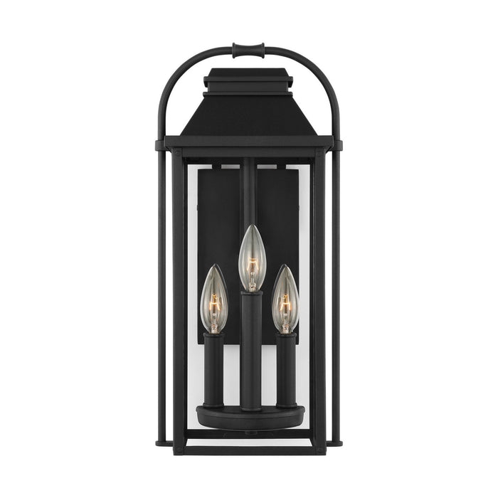 Myhouse Lighting Visual Comfort Studio - OL13200TXB - Three Light Outdoor Wall Sconce - Wellsworth - Textured Black