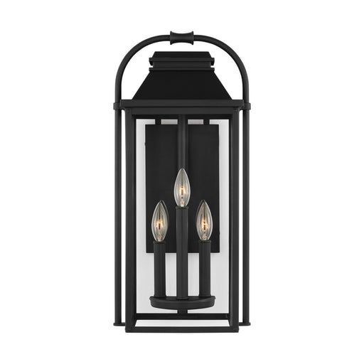 Myhouse Lighting Visual Comfort Studio - OL13201TXB - Three Light Outdoor Wall Sconce - Wellsworth - Textured Black