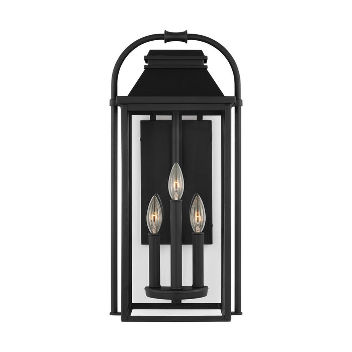 Myhouse Lighting Visual Comfort Studio - OL13201TXB - Three Light Outdoor Wall Sconce - Wellsworth - Textured Black