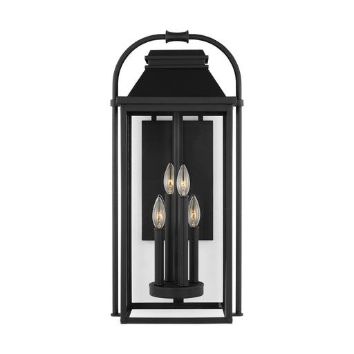 Myhouse Lighting Visual Comfort Studio - OL13202TXB - Four Light Outdoor Wall Sconce - Wellsworth - Textured Black