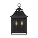 Myhouse Lighting Visual Comfort Studio - OL14400TXB - Two Light Outdoor Wall Sconce - Galena - Textured Black