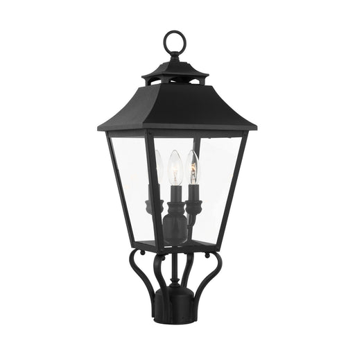 Myhouse Lighting Visual Comfort Studio - OL14406TXB - Three Light Outdoor Post Lantern - Galena - Textured Black