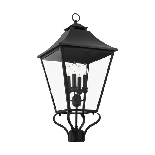 Myhouse Lighting Visual Comfort Studio - OL14407TXB - Four Light Outdoor Post Lantern - Galena - Textured Black