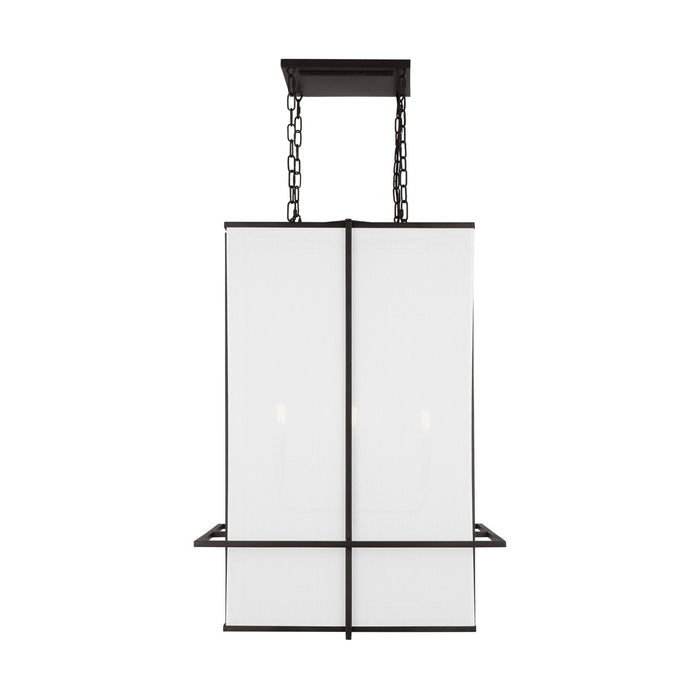 Myhouse Lighting Visual Comfort Studio - TFC1004AI - Four Light Chandelier - Dresden - Aged Iron