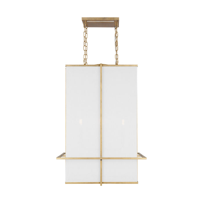 Myhouse Lighting Visual Comfort Studio - TFC1004CGD - Four Light Chandelier - Dresden - Coastal Gild