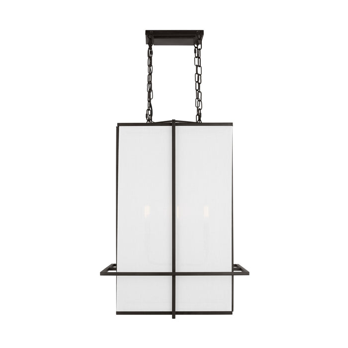 Myhouse Lighting Visual Comfort Studio - TFC1014AI - Four Light Chandelier - Dresden - Aged Iron