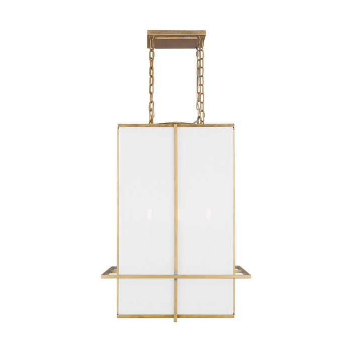 Myhouse Lighting Visual Comfort Studio - TFC1014CGD - Four Light Chandelier - Dresden - Coastal Gild