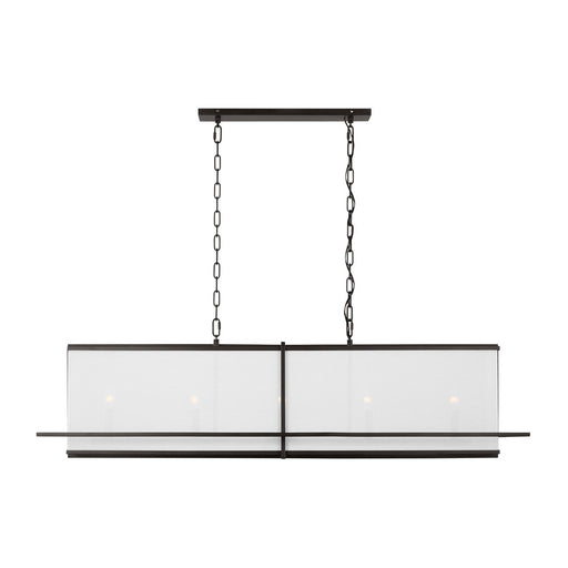 Myhouse Lighting Visual Comfort Studio - TFC1025AI - Five Light Chandelier - Dresden - Aged Iron