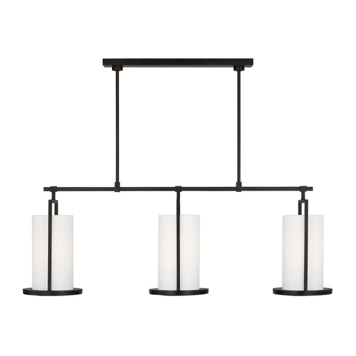 Myhouse Lighting Visual Comfort Studio - TFC1053AI - Three Light Chandelier - Sherwood - Aged Iron