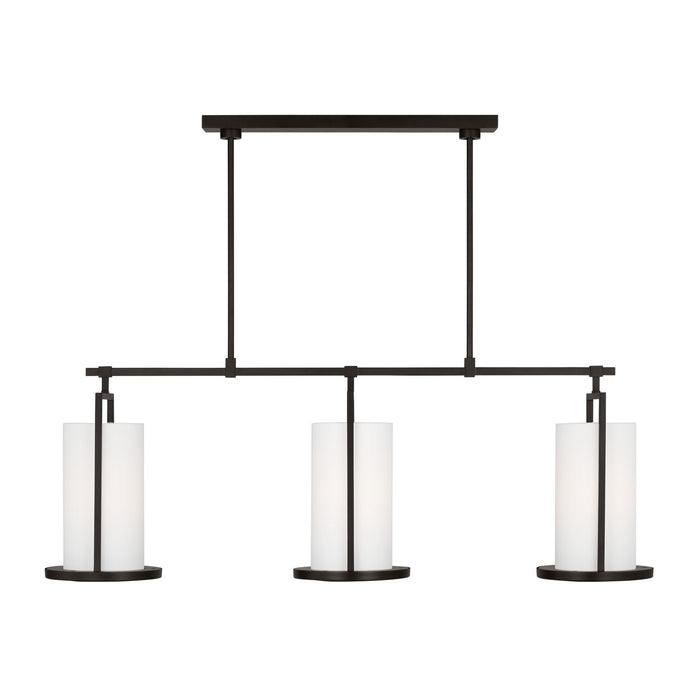 Myhouse Lighting Visual Comfort Studio - TFC1053AI - Three Light Chandelier - Sherwood - Aged Iron