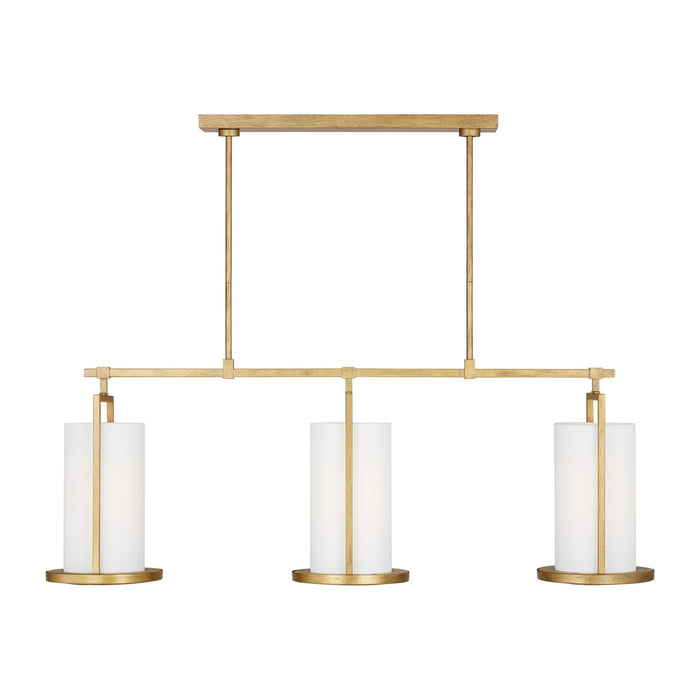 Myhouse Lighting Visual Comfort Studio - TFC1053CGD - Three Light Chandelier - Sherwood - Coastal Gild