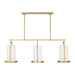 Myhouse Lighting Visual Comfort Studio - TFC1053CGD - Three Light Chandelier - Sherwood - Coastal Gild