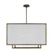 Myhouse Lighting Visual Comfort Studio - TFC1075WDO - Five Light Chandelier - Brockway - Weathered Oak Wood