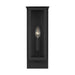 Myhouse Lighting Visual Comfort Studio - TFO1001TXB - One Light Outdoor Wall Sconce - Dresden - Textured Black