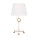 Myhouse Lighting Visual Comfort Studio - TFT1021CGD1 - One Light Table Lamp - Montour - Coastal Gild